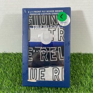 True Religion Men's Size Large Boxer Briefs Blue